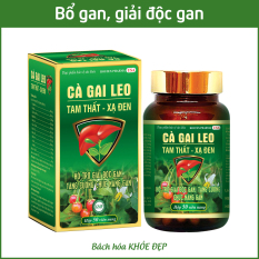 Viên uống bổ gan Cà Gai Leo Tam Thất Xạ Đen mát gan, giải độc gan – Chai 50 viên