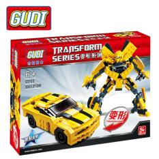 Hộp đồ chơi lắp ráp Lego – GUDI (231 chi tiết) siêu xe kết hợp KINGKONG (MS 8711)