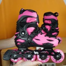 Giày Patin Centosy Kid Pro 2 ( Tặng túi đựng giày + Khóa học miễn phí 3 buổi + bảo hiểm chân tay + mũ bảo hiểm xịn )