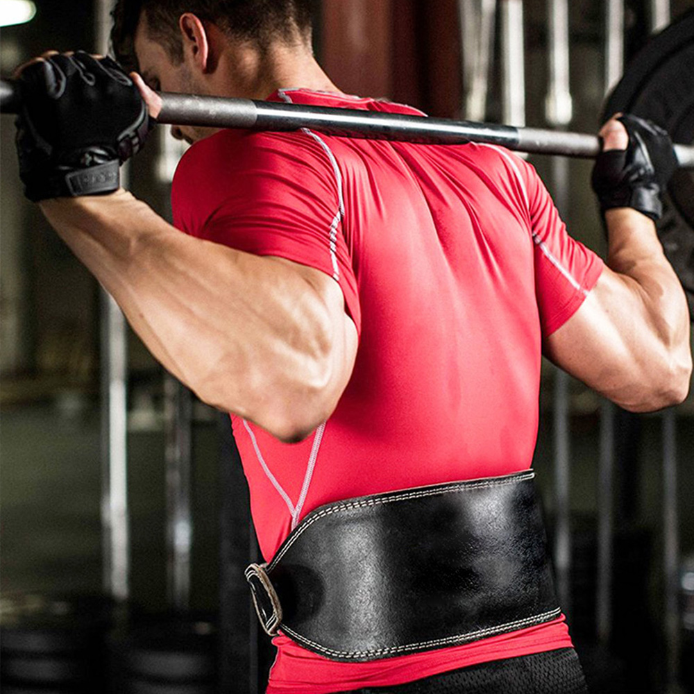Đai lưng da hỗ trợ tập Gym - Squat - Deadlift - Chất liệu da chắc chắn