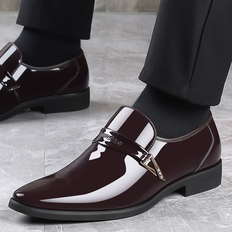 Brand Whitby Giày da nam thường ngày Xu hướng giày nam phong cách Anh