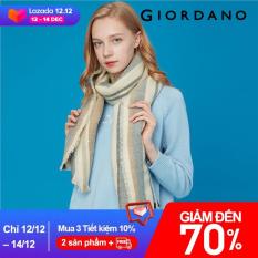 Giordano Women Scarves Stylish Contrast Design Stripe Plaid Scarves British Style Smooth Ladies’ Scarves Free Shipping 05589601