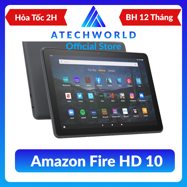 Máy Tính Bảng Amazon Fire HD 10 2021 11th 3GB RAM – Hàng Chính Hãng – Có Xuất VAT