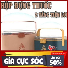 [Hàng loại Xịn] Hộp đựng thuốc y tế cho cá nhân gia đình có khay uống thuốc tây tiện lợi bằng nhựa cỡ lớn KÍCH THƯỚC : 21x14x15 cm