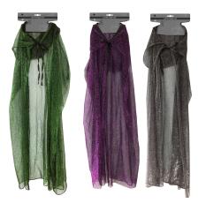 Áo choàng chùm đầu lấp lánh 100cm- 3 màu hóa trang Halloween UBL UH01280