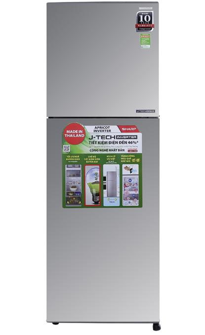 Tủ lạnh Sharp SJ-X251E-SL, 241 lít, Inverter