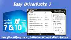 Đĩa DVD Easy Driver 7.20.818.1 – Bộ Cài Driver Offline Cho Kỹ Thuật Viên IT