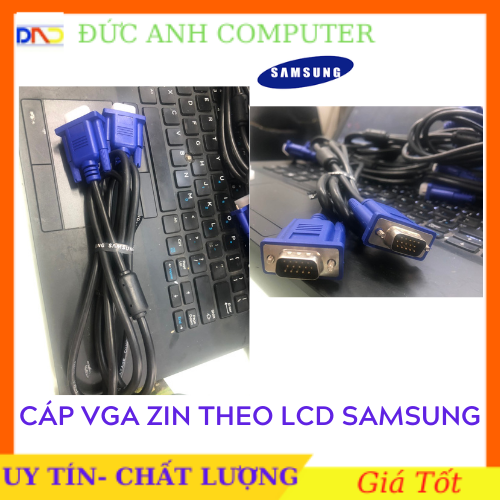 Cáp Vga 1M8 hàng zin theo LCD Dell/ LCD Samsung – Cáp Vga Zin, Cáp Theo Màn Hình, Chuẩn Hình Ảnh
