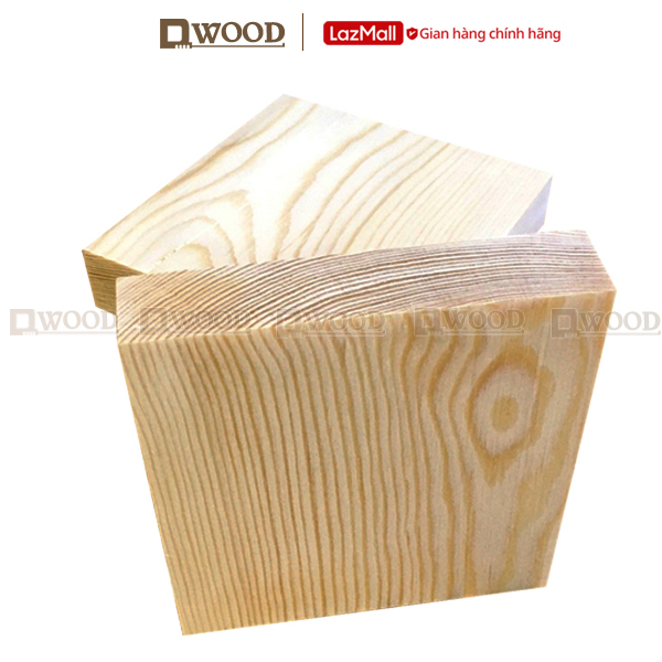 Miếng gỗ vuông Dwood gỗ thông mới nhập khẩu