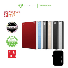 [Voucher 5% tối đa 300k cho đơn từ 200k] Ổ Cứng Di Động Seagate Backup Plus Slim 1TB_USB 3.0 + Phục Hồi Dữ liệu Rescue