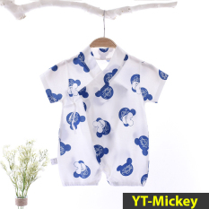 Body yukata cotton ngắn tay cho bé trai bé gái 0-15tháng Hàng Quảng châu xuất Nhật YKT02