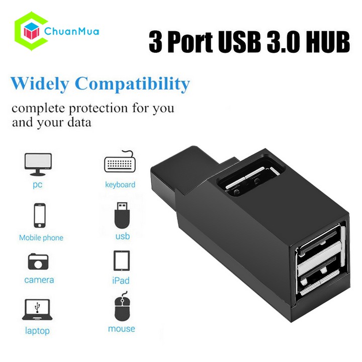 Hub Chia Cổng USB 3.0 Laptop / PC Tốc Độ Cao | ChuanMua PKA297