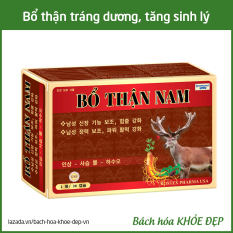 Viên uống tăng cường sinh lý nam, bổ thận, tráng dương Bổ Thận Nam – Hộp 30 viên thành phần nhung hươu, nhân sâm, ba kích, thục địa