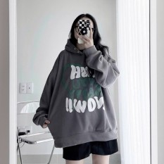 [HCM] Áo hoodie nỉ WISH YOU HAPPY NOW nam nữ form rộng mẫu siêu cute, Áo Khoác Hoodie Thời Trang tp288