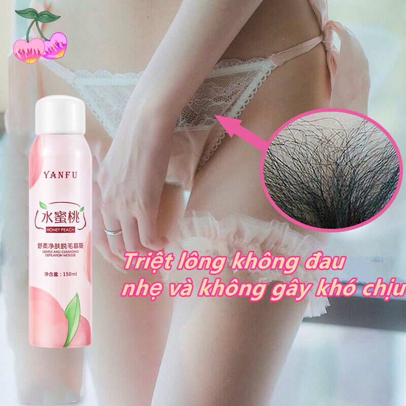 kem tẩy lông nách Kem tẩy lông Gentle Cleansing Kem tẩy lông không đau 150ml Tẩy lông tay và chân Tẩy lông nách không làm tổn thương da và các Kem tẩy lông râu vĩnh viễn tận gốc mọi loại da