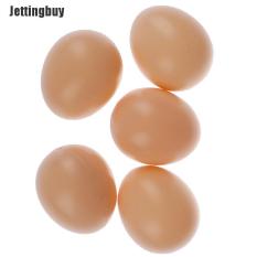 Jettingbuy 5 Cái Trứng Giả Giả Hen Gia Cầm Gà Joke Prank Trứng Nhựa Trang Trí Tiệc