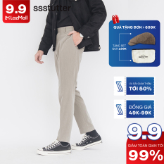 Quần âu vải Nam có chun ẩn co giãn vòng bụng SSSTUTTER Vải cao cấp co giãn siêu nhẹ Smart Pants