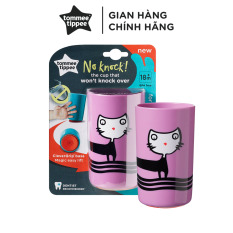 Ly uống nước chống đổ Tommee Tippee No-Knock từ 18 tháng – Tím