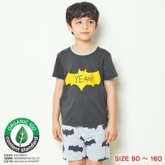 Đồ bộ ngắn tay mặc nhà cotton mịn cho bé trai U3023 – Unifriend Hàn Quốc, Cotton Organic