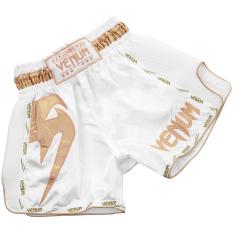 Quần Muay Thai Venum Giant – White/Gold