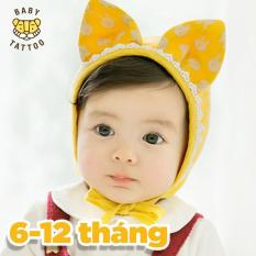 BABY TATTOO Nón tai thỏ dễ thương cho bé chụp ảnh SIÊU CUTE xinh xắn
