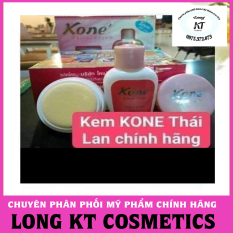 (Hàng chuẩn Thái lan giá sĩ) Set gồm: chai nước thần + kem Kem Facial cream kone Thái Lan được chiết xuất từ sữa dê & hoa hồng giàu vitamin A, C, D & E Trị nám, tàn nhang, mụn, dưỡng ẩm cao, giúp da mịn màng