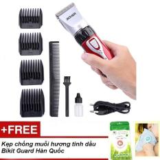 Tông đơ cắt tóc gia đình Jichen JC 0817 – tặng kẹp chống muỗi cho bé