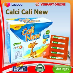 Ống Uống Bổ Sung Canxi, Vitamin D3, Cali New Giup Phát triển chiêu cao ở trẻ, giảm loãng xương ở người lớn