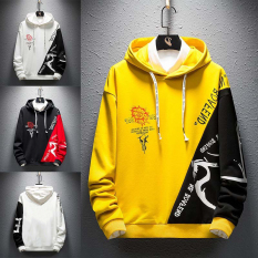 Áo Khoác Hoodies Nam Chất Thun Phối Hai Màu Cá Tính YUANDIAN Thời Trang Đường Phố Phong Cánh FASHION4MEN AO TOP 90000129C2