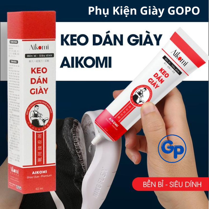 Keo dán giày thể thao Aikomi loại tốt siêu dính keo trong suốt chịu nước bền bỉ không hại da...