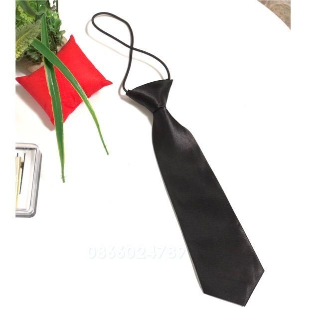 Cà vạt thắt sẵn bản nhỏ 6 x 26cm, Cà vạt nam nữ, Cà vạt giá rẻ