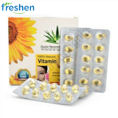 [HCM]Vitamin E 400 Đẹp da sáng da chống lão hoá da hộp 100 viên