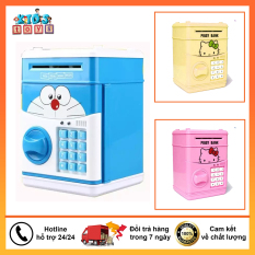 Két sắt mini hoạt hình dễ thương giúp bé tiết kiệm tiền
