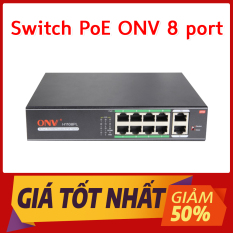 Switch PoE ONV 8 port – 2 Cổng Uplink