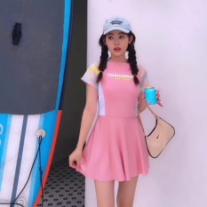 Đồ bơi bé gái MIMI đi biển trẻ em kín đáo dạng váy phong Cách Hàn Quốc Cho Bé 810735 DK3T502