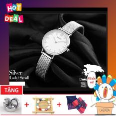 Đồng hồ nữ dây thép lưới siêu mỏng 6mm SKMEI OT118-2G (Tặng box và pin đồng hồ)