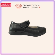 Giày Búp Bê Đi Học Bé Gái Crown Space UK School Shoes CRUK3040 Cao Cấp Nhẹ Êm Thoáng Mát Size 30-36/4-14 Tuổi