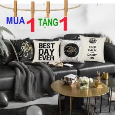 (MẪU 3) Combo 2 Vỏ Gối Tựa Lưng, Gối sofa, Gối ngủ Gia đình và Công sở (không kèm ruột gối)