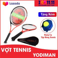 Vợt Tennis dành cho người mới tập chơi tặng kèm dụng cụ tập bóng tennis