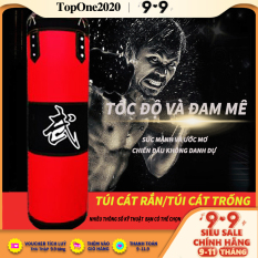 Bao cát đấm bốc túi cát da PU (k có sẵn cát hoặc vật liệu nhồi) dụng cụ tập boxing quyền anh tại nhà gym đấm bốc quyền anh bao cát treotrẻ em60/aldult100cm