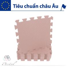 Thảm xốp lót sàn cho bé – đơn màu Pastel (10 miếng, diện tích 1m2) Smile Puzzle