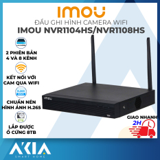Đầu ghi hình Wifi Camera IMOU 4 kênh 1080P, nén H.265 thông minh, Kết nối không dây kết nối nhiều thiết bị cùng lúc, Đàm thoại 2 chiều, Hỗ trợ P2P, Dễ cài đặt, Điều khiển qua App IMOU