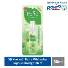 Xịt Khử Mùi Dưỡng Trắng Hương Nước Hoa Refre Whitening Sophis Hương Tinh Tế (30ml)