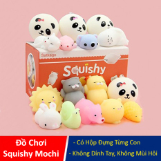 Đồ chơi Squishy Mochi dễ thương có hộp đựng từng con, đồ chơi chất dẻo không mùi, không dính tay an toàn cho bé – LICLAC