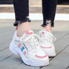 Giày thể thao nữ độn đế chữ Fashion