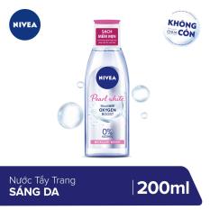 Nước Tẩy Trang Làm Sáng Da Nivea Extra Bright Make Up Clear Cleansing Water 200ml _ 84911 + Tặng Băng đô rửa mặt