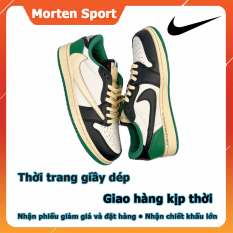 Giày Nike Jordan 1 Cổ Thấp , Giaỳ Thể Thao Nam Nữ，Jd1 Đủ các Màu Af1 , Unisex – giày nike jordan màu xanh lá cây – Giày Nam Nike Air JorDan 1 Low