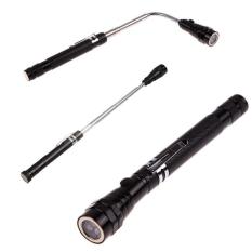 Đèn Pin Led Kéo Dài Đế Nam Châm – Đèn Pin Xoay 360 Độ Đặc Biệt Có Thể Kéo Dài Soi Sáng Mọi Ngóc Ngách – Đèn Pin Led Thông Minh – Đen