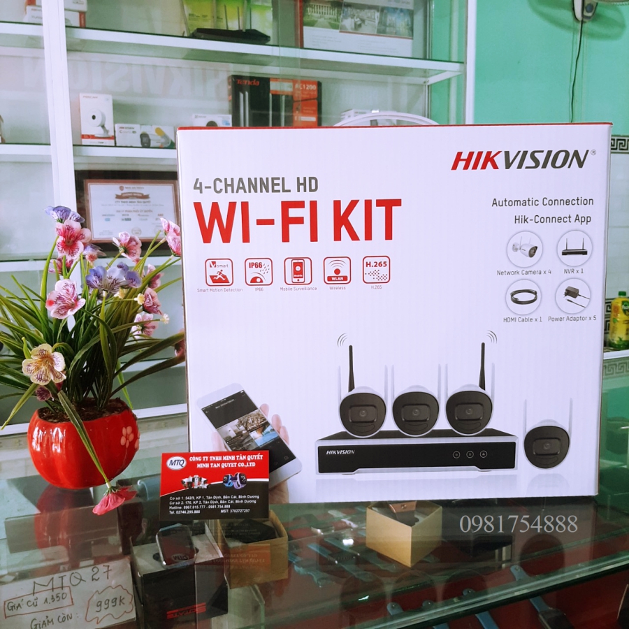 Bộ Kit camera Wifi HIKVISION bảo hành 24 tháng