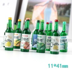 [HCM]Mô Hình Chai Nước Trái Cây Hàn Quốc Phụ Kiện Trang Trí Nhà Búp Bê Charm Slime [1 chai ]